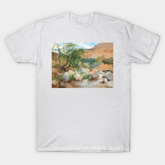 Landscape from Sierra Nevada, Spain by Hugo Birger T-Shirt by Classic Art Stall